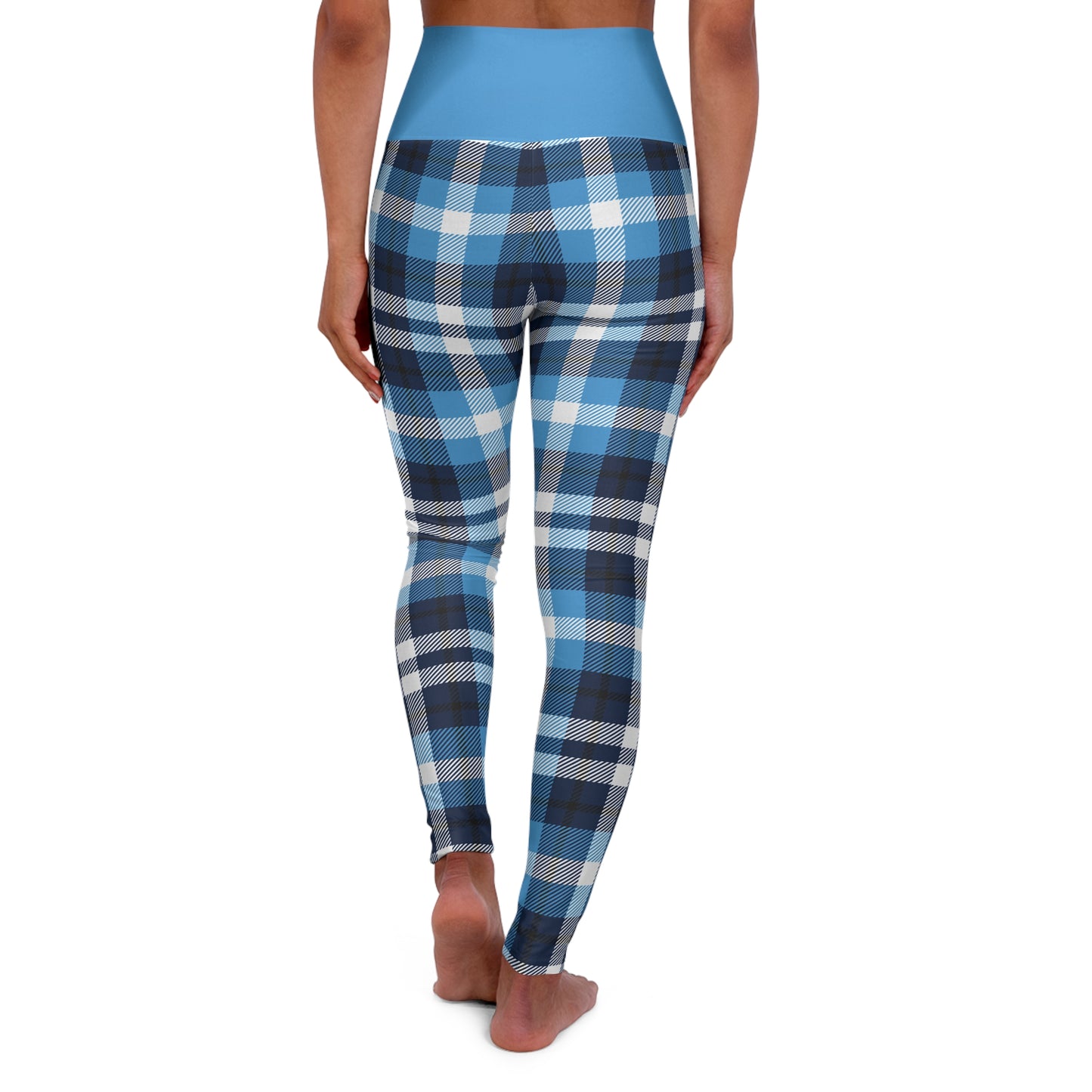 Heel to the YES! - Plaid High Waisted Leggings