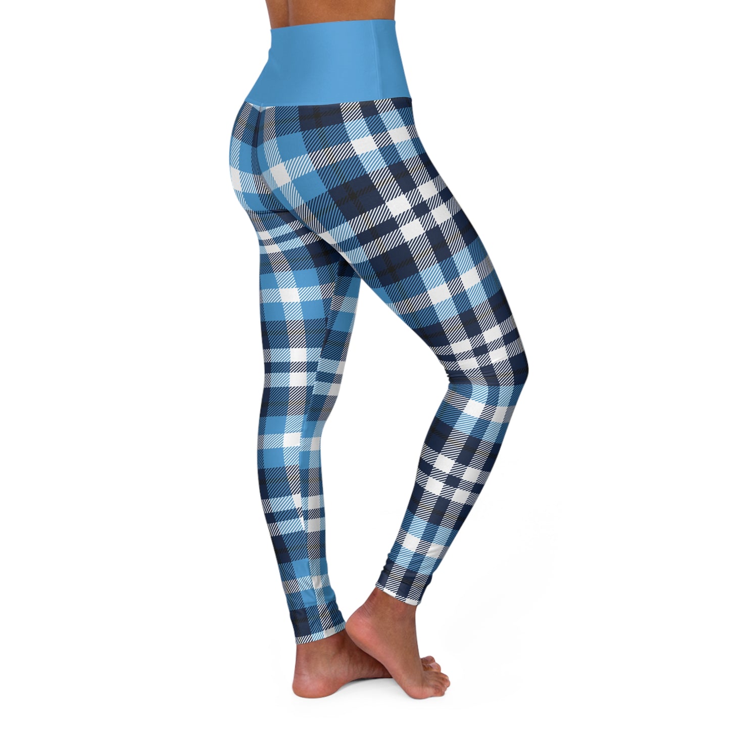 Heel to the YES! - Plaid High Waisted Leggings