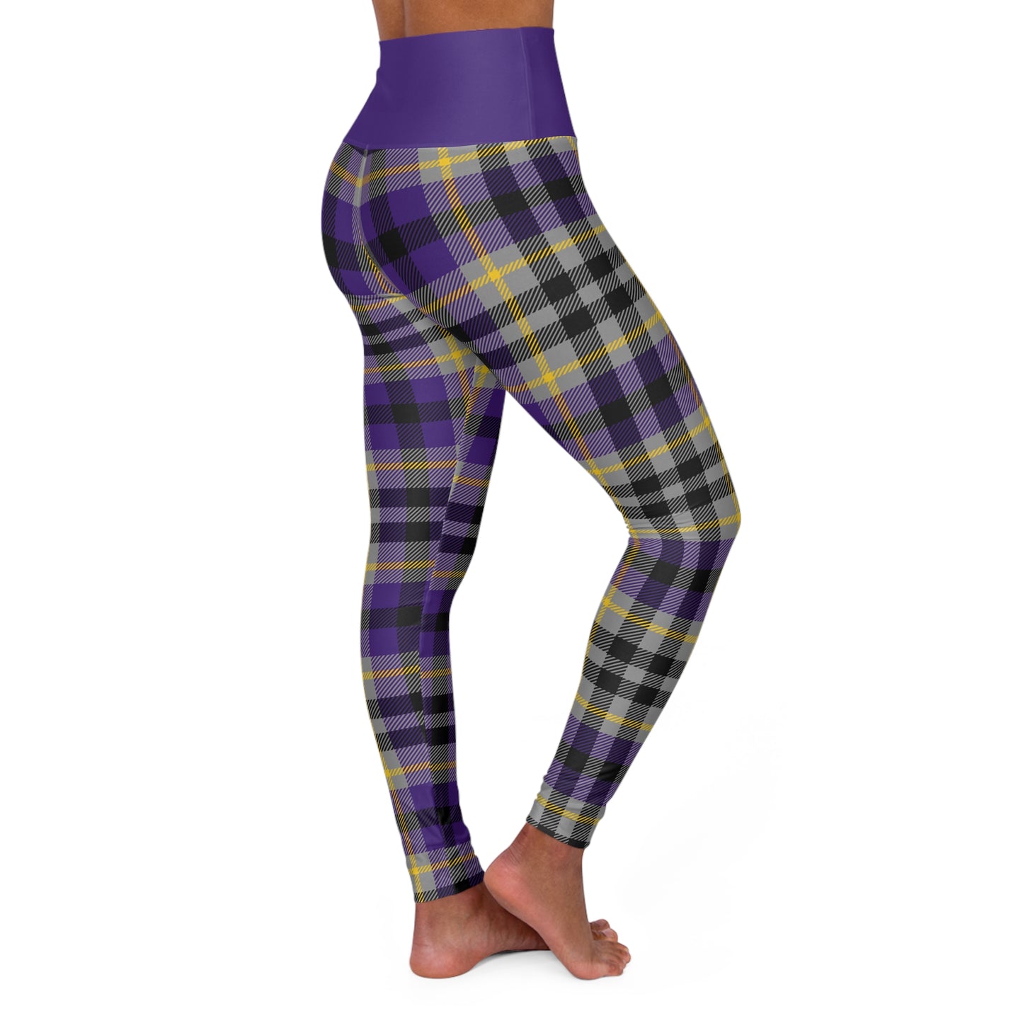 Hot Boudin - Plaid High Waisted Leggings