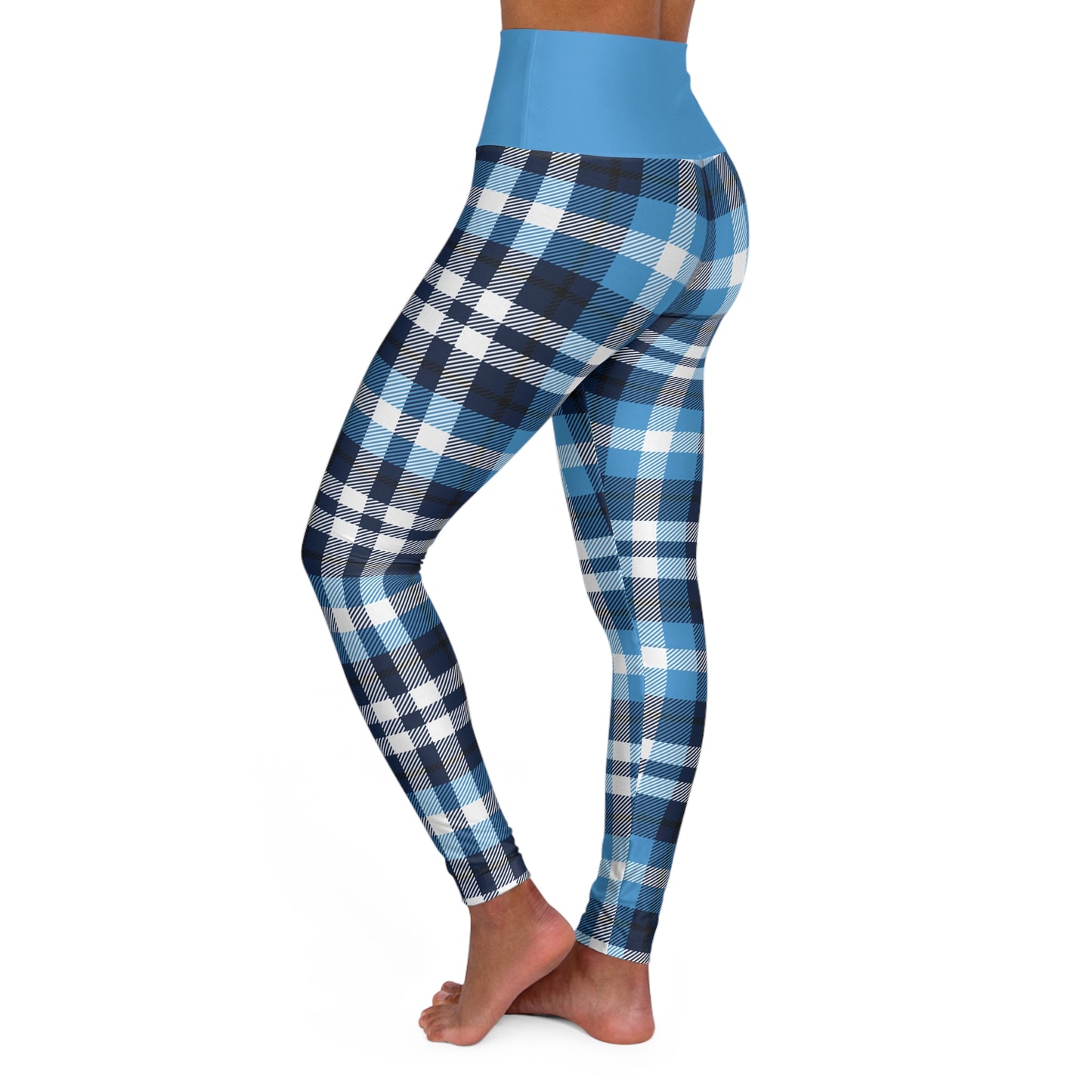 Heel to the YES! - Plaid High Waisted Leggings