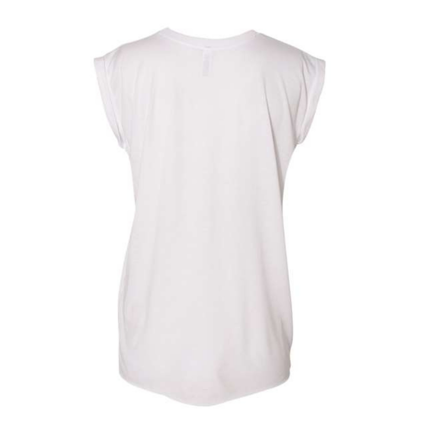 Calm The Flock Down - Muscle T-Shirt with Rolled Cuff