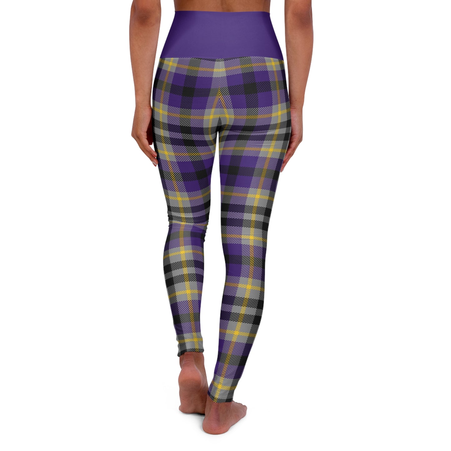 Hot Boudin - Plaid High Waisted Leggings