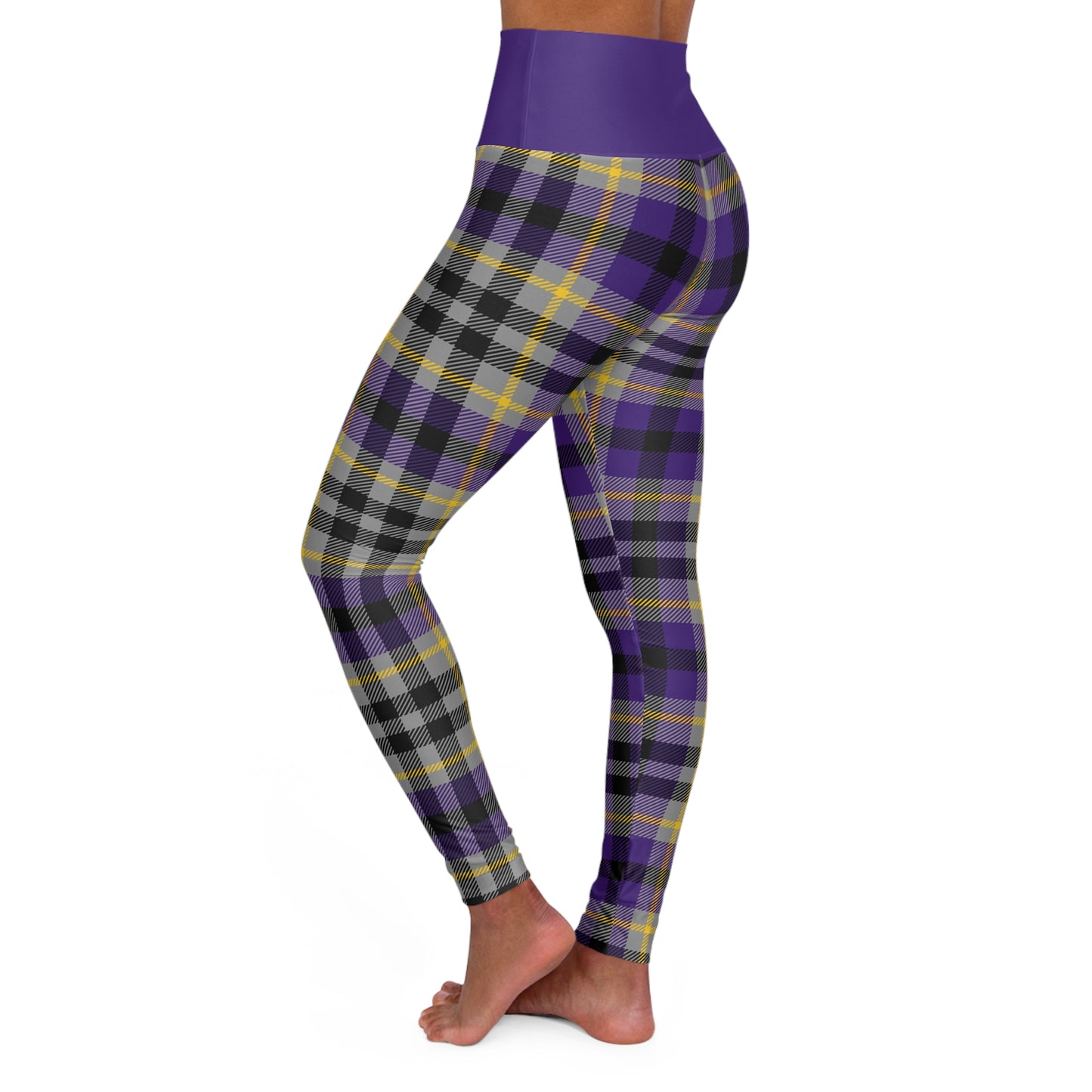 Hot Boudin - Plaid High Waisted Leggings