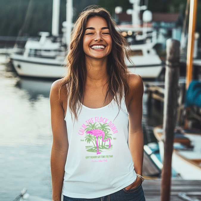 Calm The Flock Down - Tank Top